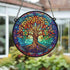 Tree of Life Stained Glass Effect Suncatcher